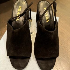 suede pumps PRADA